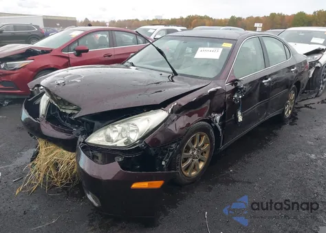 2002 Lexus Es 300 z USA, uszkodzony, nr VIN JTHBF30G820064150